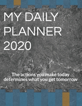 Paperback My Daily Planner 2020 Book