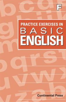 Paperback English Workbook: Practice Exercises in Basic English, Level F - 6th Grade Book