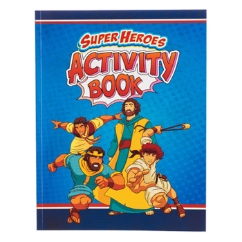 Paperback Activity Book Super Heroes Book