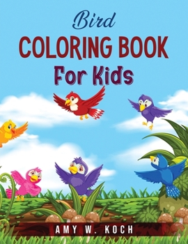 Paperback Bird Coloring Book For Kids Book