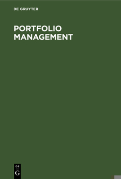 Hardcover Portfolio Management [German] Book