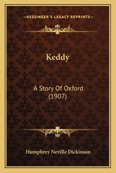 Paperback Keddy: A Story Of Oxford (1907) Book