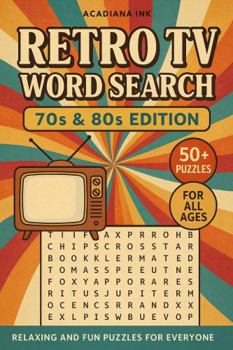 Paperback Retro TV Word Search: 70s & 80s Edition: Relaxing and Fun Puzzles for Everyone with Easy Read Print about Classic TV shows from the 70s and 80s, ... - Gift for Vacations, Holidays and Free Time Book