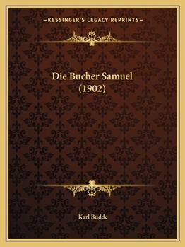 Paperback Die Bucher Samuel (1902) [German] Book