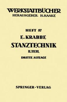 Paperback Stanztechnik: Zweiter Teil: Die Bauteile Des Schnittes [German] Book