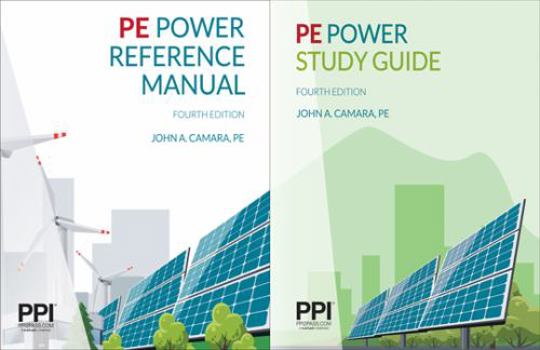 Paperback Ppi Pe Power Reference Manual & Pe Power Study Guide, 4th Edition - Two Essentials for Success on the Ncees PE Exam Book