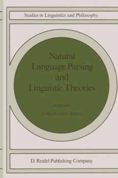 Hardcover Natural Language Parsing and Linguistic Theories Book