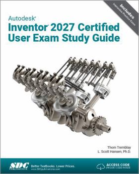 Paperback Autodesk Inventor 2027 Certified User Exam Study Guide Book