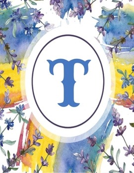 Paperback T: 2020 Monogram Weekly Planner - Lavender Theme January 1 To December 31, 2020 Book