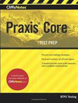 Paperback Cliffsnotes Praxis Core Book