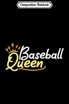 Composition Notebook: Baseball queen - Best cricketer in the cricket world  Journal/Notebook Blank Lined Ruled 6x9 100 Pages