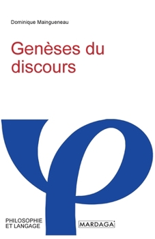 Paperback Genèses du discours [French] Book