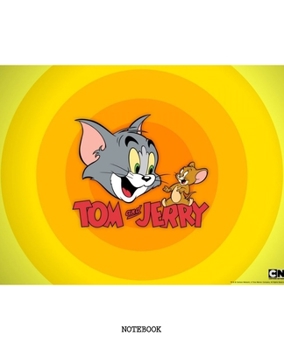 Paperback Notebook: Tom and Jerry Cartoon Soft Glossy Cover College Ruled Lined Pages Book 7.5 x 9.25 Inches 110 Pages Book