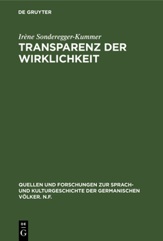 Hardcover Transparenz der Wirklichkeit [German] Book