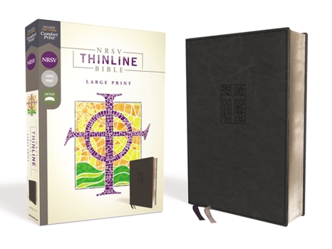 Imitation Leather Nrsv, Thinline Bible, Large Print, Leathersoft, Black, Comfort Print [Large Print] Book
