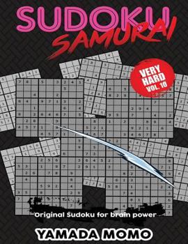 Paperback Sudoku Samurai Very Hard: Original Sudoku For Brain Power Vol. 10: Include 500 Puzzles Sudoku Samurai Very Hard Level Book