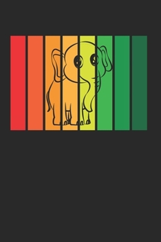 Elefant Notizbuch: Elefant Notizbuch für Liebhaber / Notizheft / Notizblock A5 (6x9in) Dotted Notebook / Punkteraster / 120 gepunktete Seiten (German Edition)