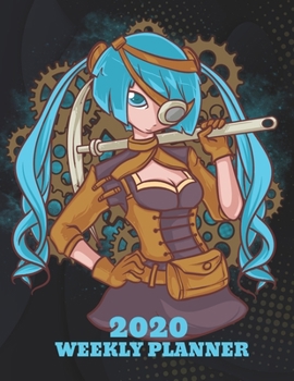 2020 Anime Weekly Planner dated with to do notes: Dated calendar with to do list Manga theme
