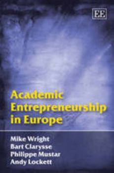 Paperback Academic Entrepreneurship in Europe Book
