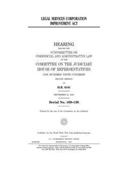 Legal Services Corporation Improvement Act
