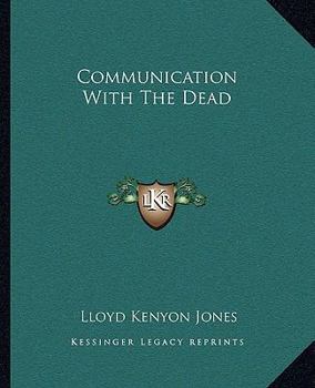 Paperback Communication With The Dead Book