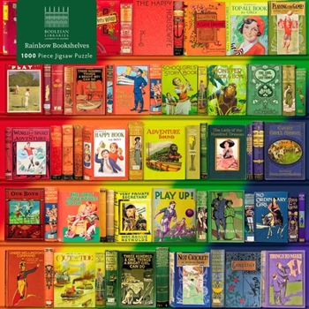 Misc. Adult Jigsaw Puzzle Bodleian Libraries: Rainbow Bookshelves: 1000-Piece Jigsaw Puzzles Book