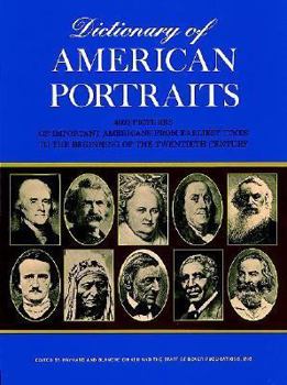 Hardcover Dictionary of American Portraits Book