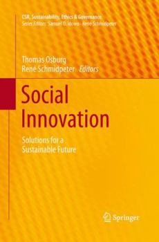 Paperback Social Innovation: Solutions for a Sustainable Future Book