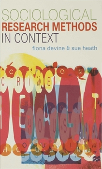 Hardcover Sociological Research Methods in Context Book