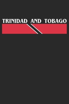 Paperback Notebook: Trinidad and Tobaco Gift Dot Grid 6x9 120 Pages Book