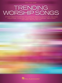 Paperback Trending Worship Songs: 27 Fast-Rising Favorites Arranged for Piano and Voice with Guitar Chords Book