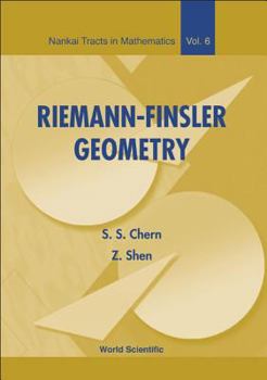 Paperback Riemann-Finsler Geometry Book
