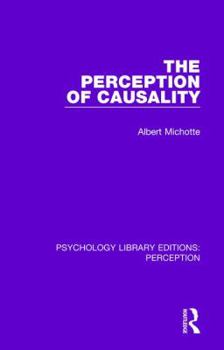 Hardcover The Perception of Causality Book