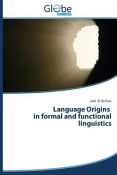 Paperback Language Origins in Formal and Functional Linguistics Book