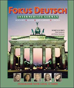 Hardcover Fokus Deutsch, Intermediate German Book