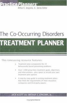 Paperback The Co-Occurring Disorders Treatment Planner Book