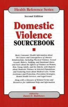 Hardcover Domestic Violence Sourcebook: Book