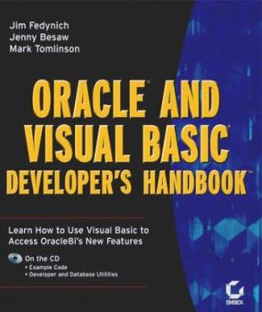 Paperback Oracle and Visual Basic Developer's Handbook [With CDROM] Book