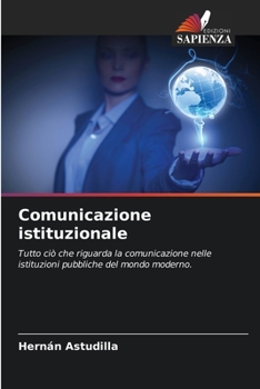 Paperback Comunicazione istituzionale [Italian] Book