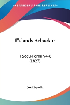 Paperback I&#141;slands Arbaekur: I Sogu-Formi V4-6 (1827) [Hebrew] Book