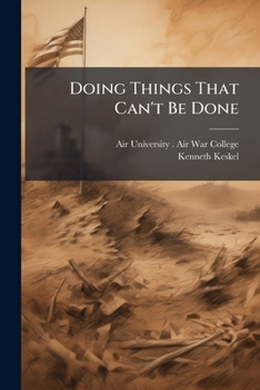 Paperback Doing Things That Can't Be Done Book