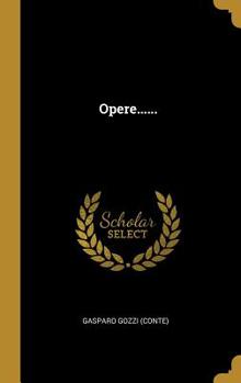 Hardcover Opere...... [Italian] Book