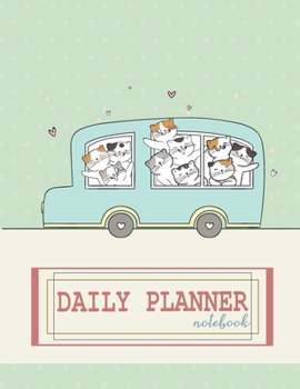 Notebook: Daily planner notebook with  cute cover and daily planner pages, Extra large (8.5 x 11) inches, 110 pages, planner notebooks (planner book)