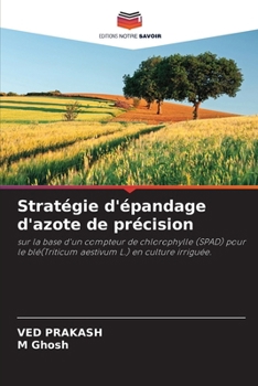 Paperback Stratégie d'épandage d'azote de précision [French] Book