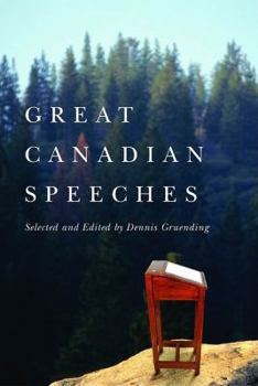 Hardcover Great Canadian Speeches Book