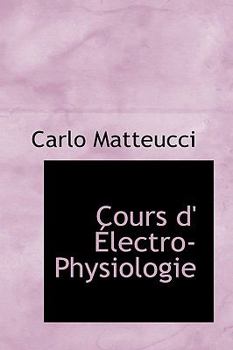 Cours D' +Lectro-Physiologie