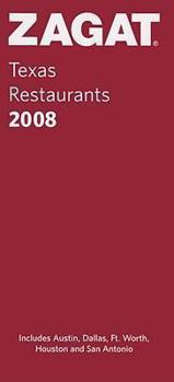 Paperback ZAGAT Texas Restaurants 2008 Book