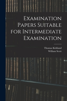 Paperback Examination Papers Suitable for Intermediate Examination [microform] Book