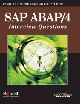 Paperback Sap Abap/4, Interview Questions: Hands on for Cracking the Interview Book