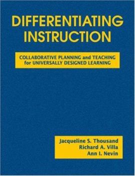 Hardcover Differentiating Instruction: Collaborative Planning and Teaching for Universally Designed Learning Book